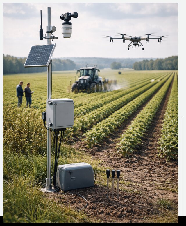 Разработка IoT мониторинга полей в Чистополе от 8703 р. | АвикейЧст